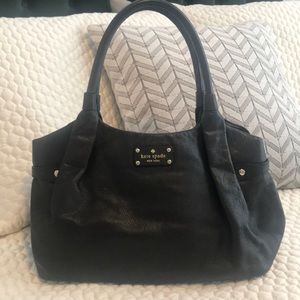 Kate Spade - black leather bag